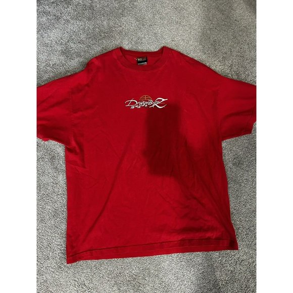 Vintage Dragon Ball Z 2002 T Shirt Super Saiyan 3 SSJ3 Goku Buu Red 2XL RARE - Picture 2 of 6